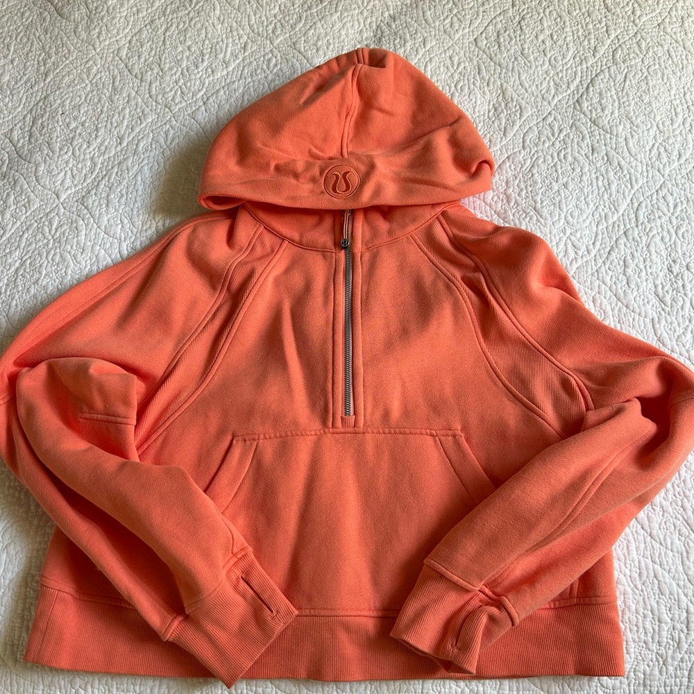 lululemon athletica Vibrant Orange Hoodie